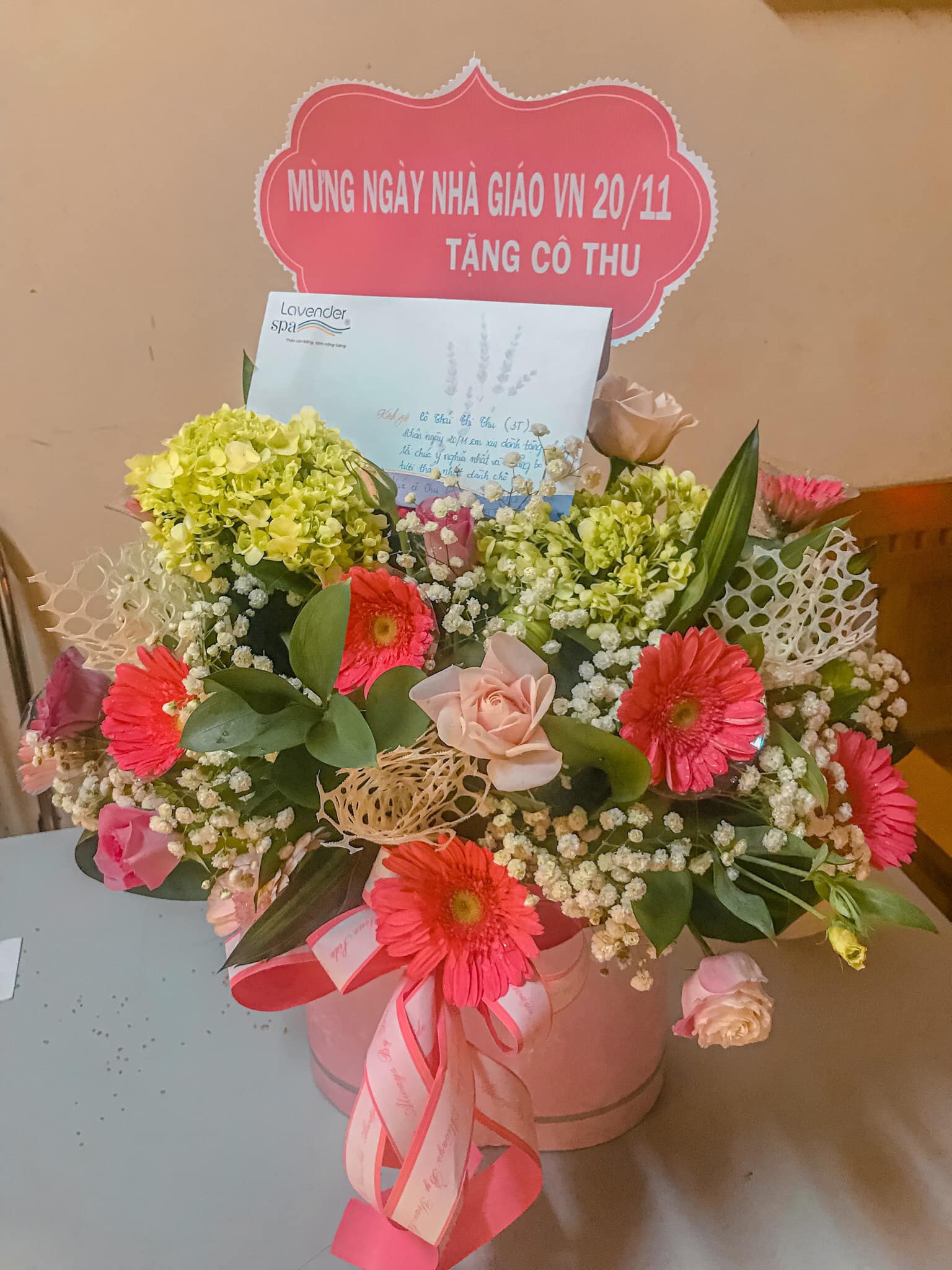 Các học viên mừng ngày nhà Giáo