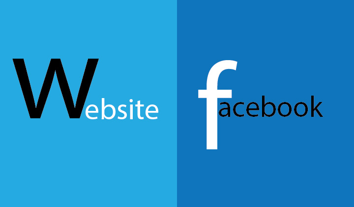 sự khác nhau giữa content facebook và content website