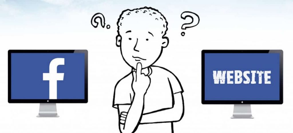 sự khác nhau giữa content facebook và content website