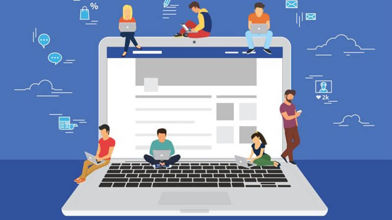 sự khác nhau giữa content facebook và content website