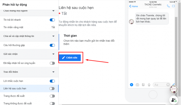 HƯỚNG DẪN TỰ ĐỘNG TRẢ LỜI KHÁCH HÀNG GIÚP TIẾT KIỆM 95% THỜI GIAN CỦA BẠN
